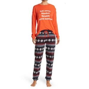 NWT Cozy Zoe S Long Sleeve Hot Cocoa Pajama Set #92660